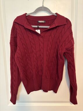 Urban Coco Deep Maroon Sweater